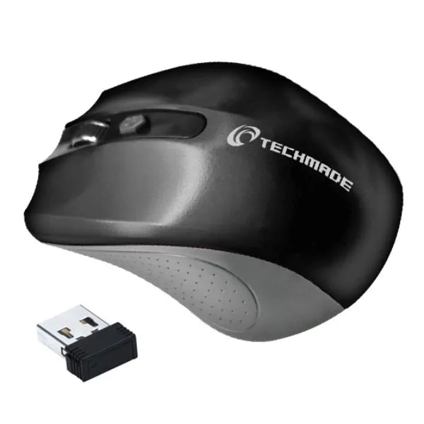 TECHMADE MOUSE WIRELESSTM-XJ30-BK