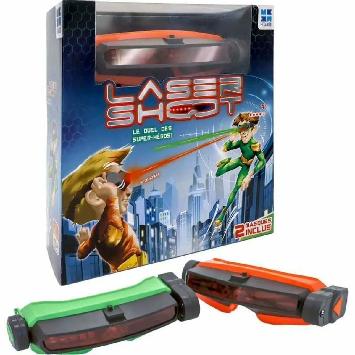 Gioco da Tavolo Megableu Laser shoot (2 Pezzi)