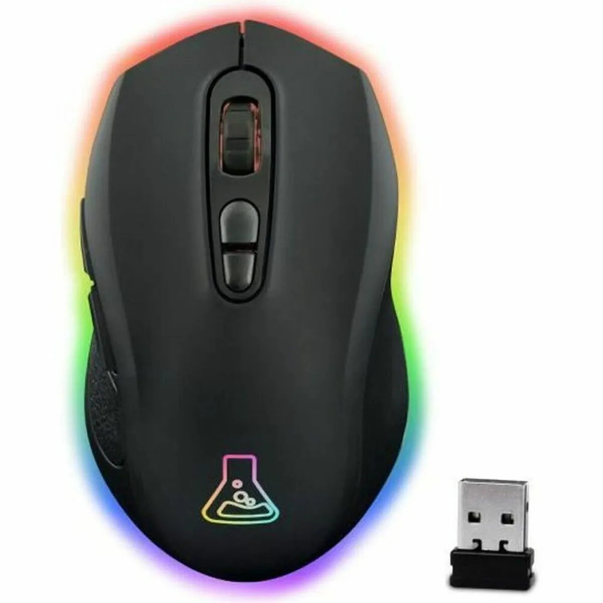 Mouse The G-Lab Kult Neon Nero Gaming 2400 dpi