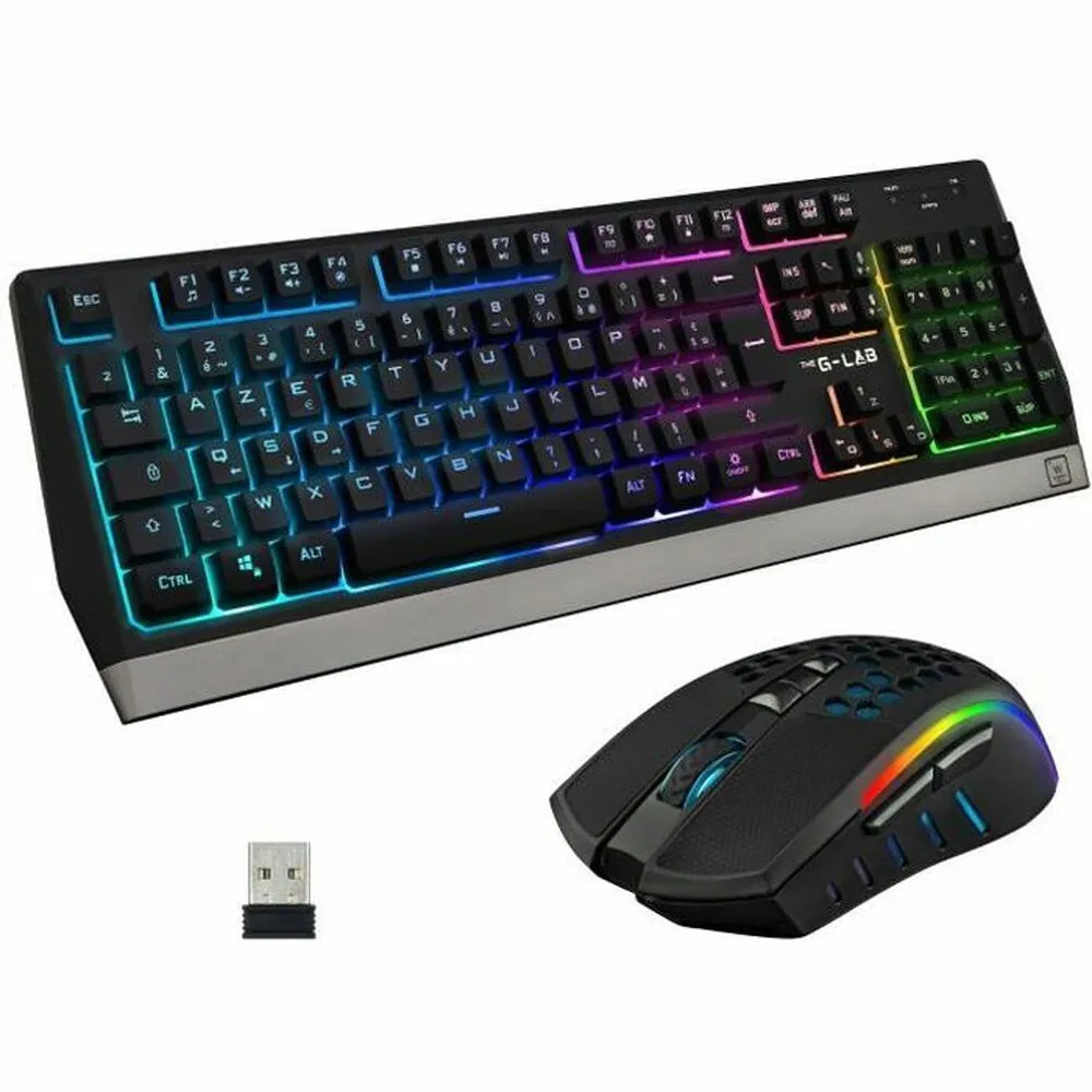 Tastiera e Mouse The G-Lab Combo Tungsten Francese AZERTY