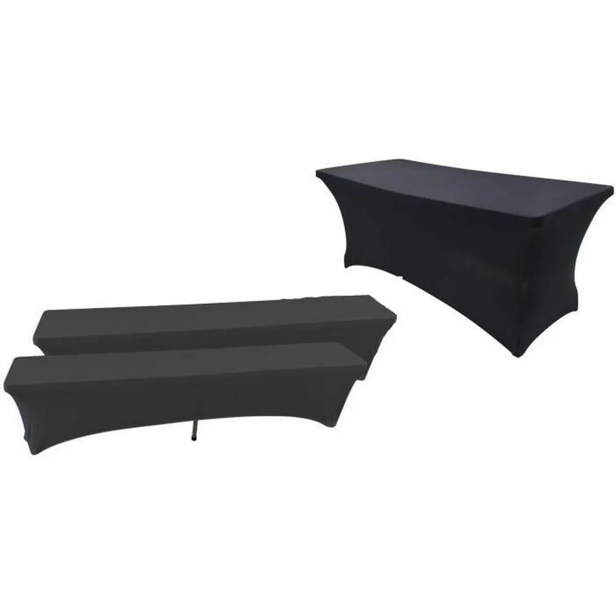 Custodia Protettrice Giardino 180 x 74 cm Nero