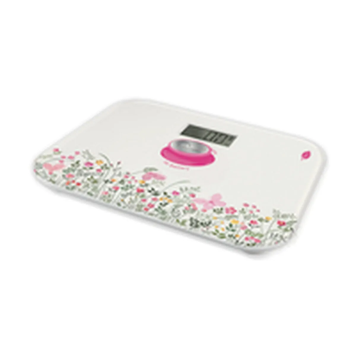 Bilancia Digitale da Bagno Little Balance Kinetic Classic Floral Multicolore Vetro Temperato 180 kg