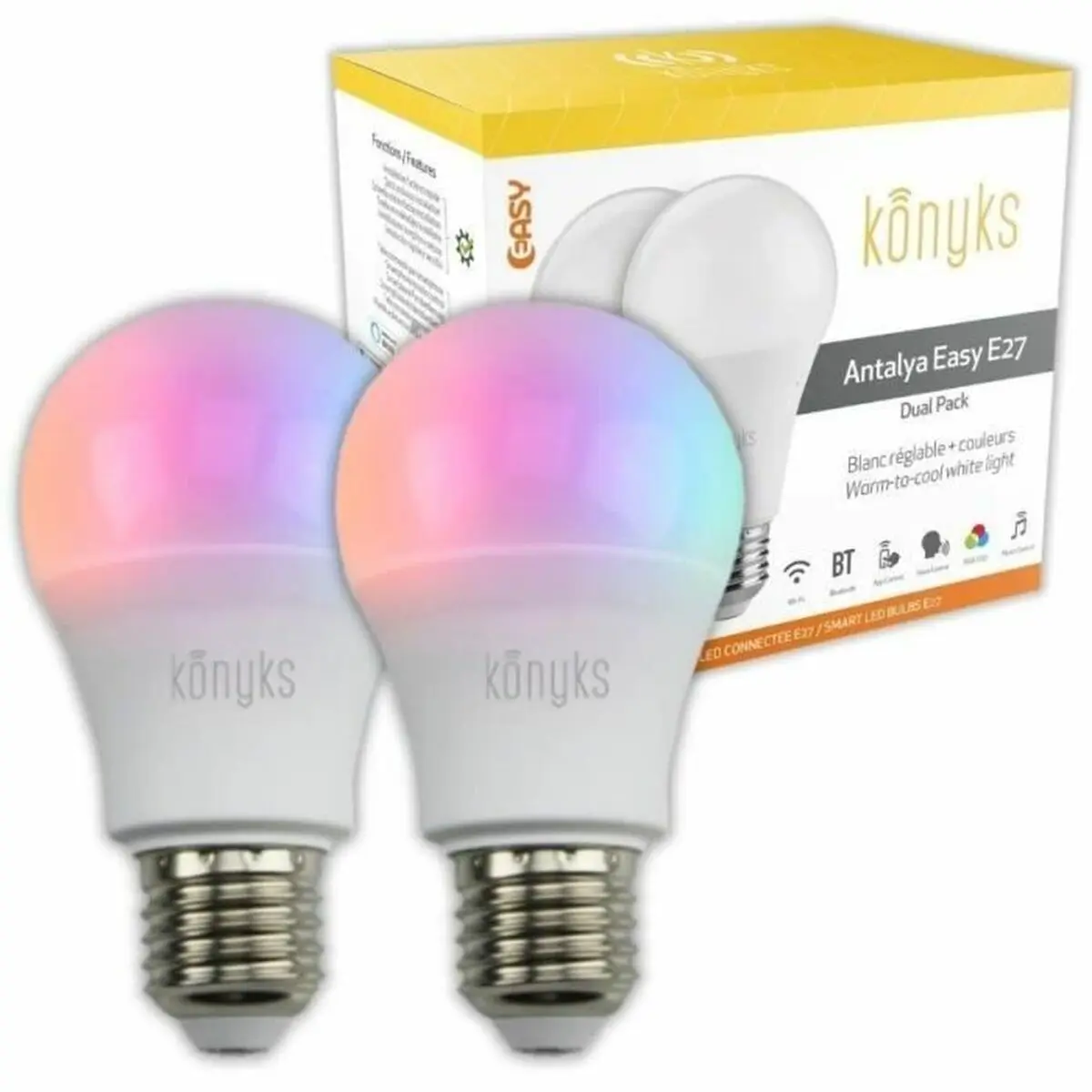 Lampadina Intelligente Konyks e27 Bianco F (2700 K) (6500 K)