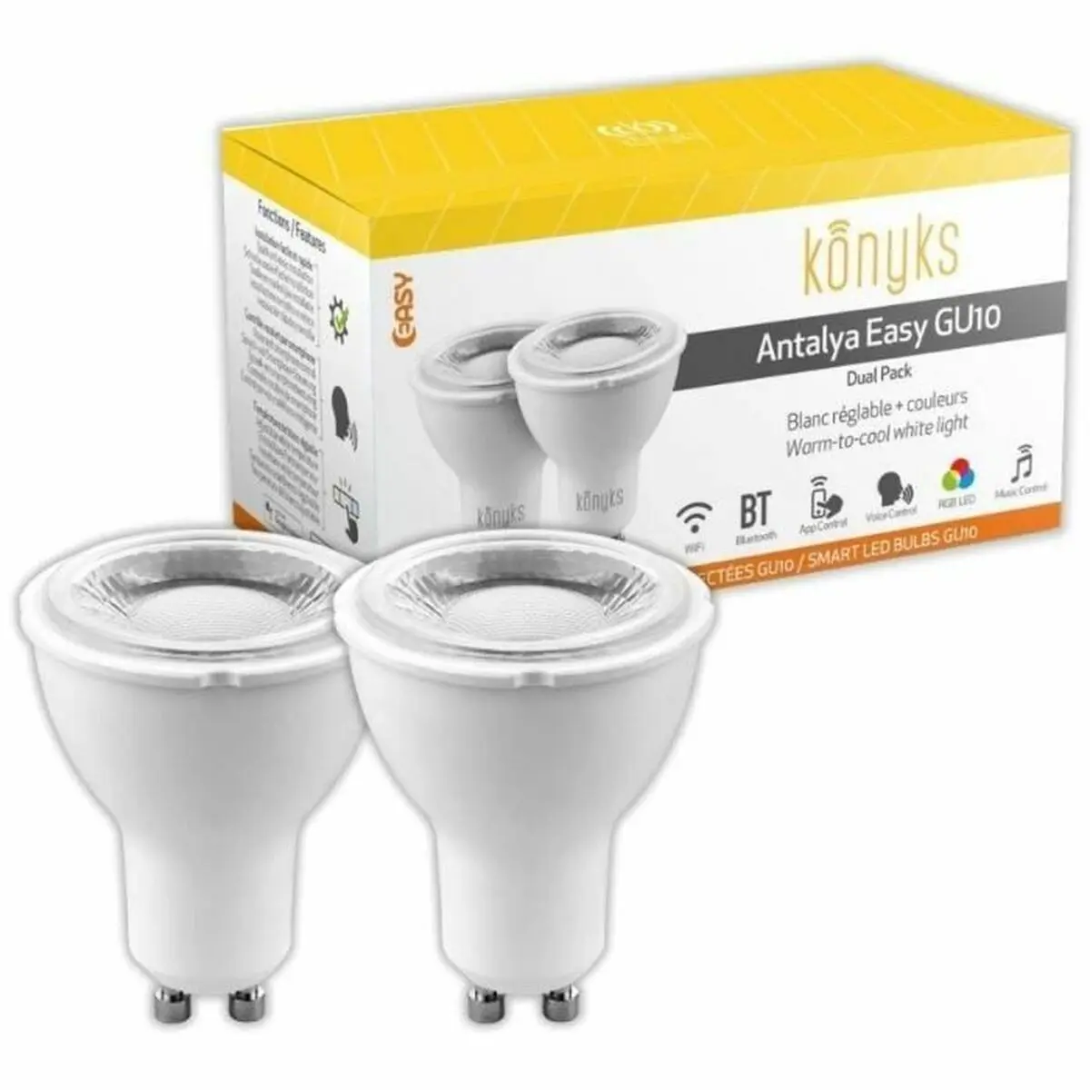 Lampadina Intelligente Konyks E (2700 K) (6500 K) (2 Unità)