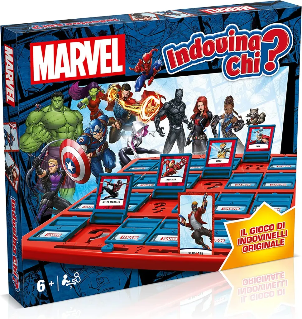 Marvel Indovina Chi? Gioco da Tavolo Giochi di Società e Strategia Idea Regalo