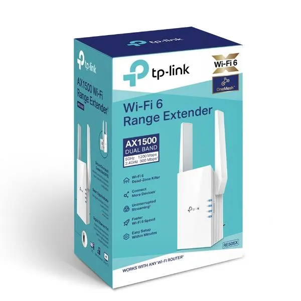 AX1500 WI-FI 6 RANGE EXTENDER