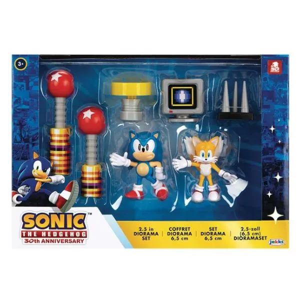 SONIC 2.5" FIGURE DIORAMA SET