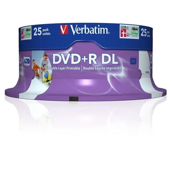 SPINDLE 25 DVDR D.LAYER 8.5GB 8X