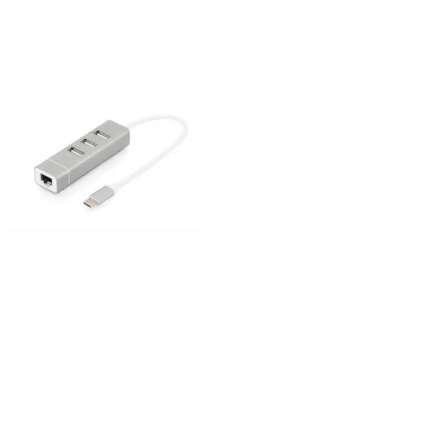 HUB USB 2.0 3 PORTE E ADATTATORE