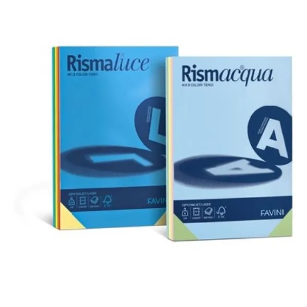 RISMACQUA A4 200G GIALLOCHIARO 125F