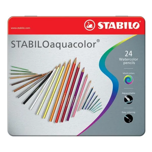 AST24 STABILO AQUACOLOR SCAT MET