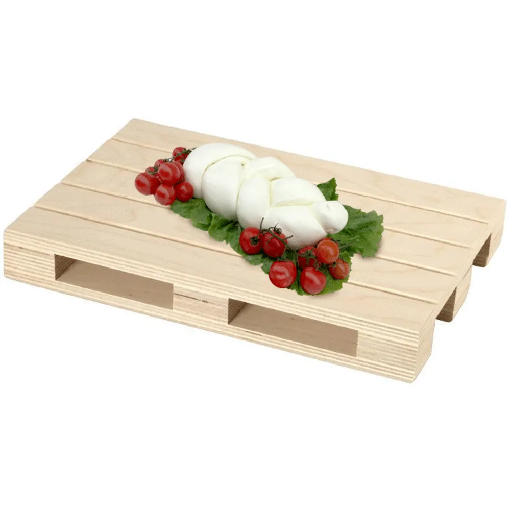 Tagliere a Forma di Pallet in Legno Pedana 20 x 30 cm Antipasti Affettati Salumi (1)