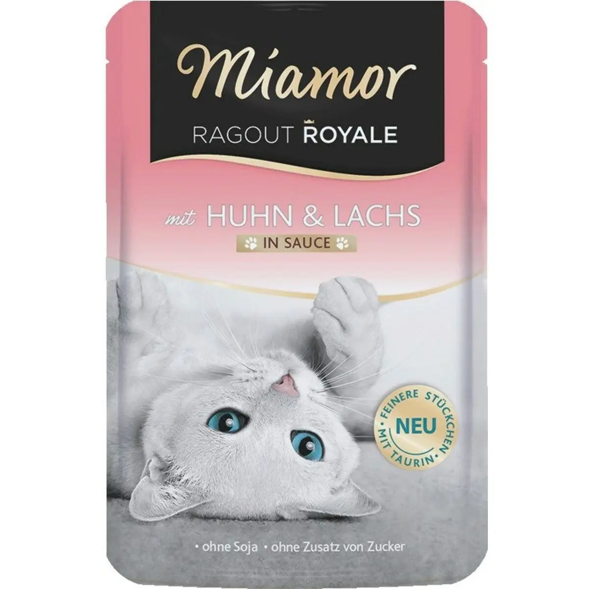 Cibo per gatti Miamor Ragout Royale Chicken and salmon in sauce Pollo 100 g