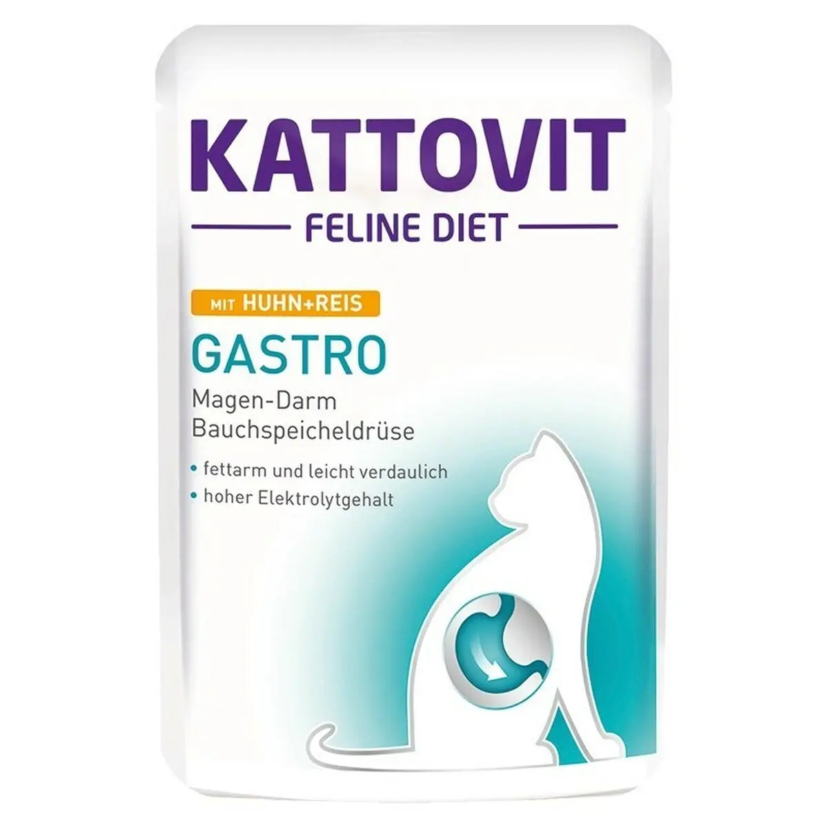 Cibo per gatti Kattovit Gastro Chicken with rice Pollo 85 g