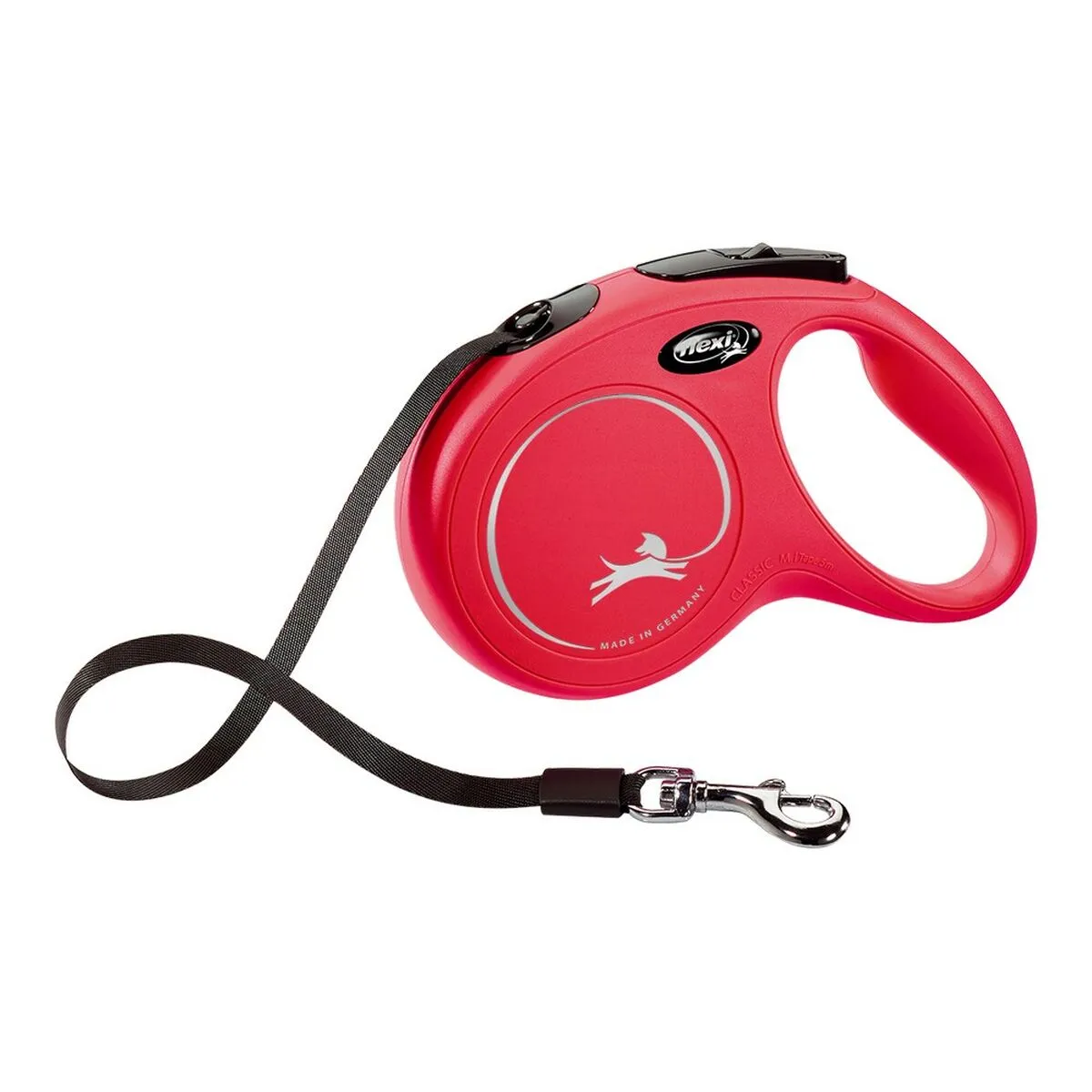 Guinzaglio per Cani Flexi NEW CLASSIC 3m Rosso Taglia XS