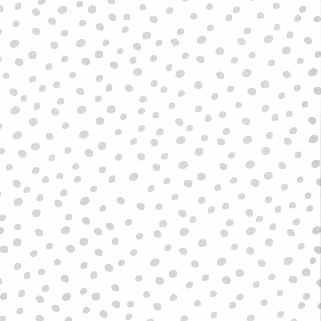 Fabulous World Carta da Parati Dots Grigia e Bianca 67106-1