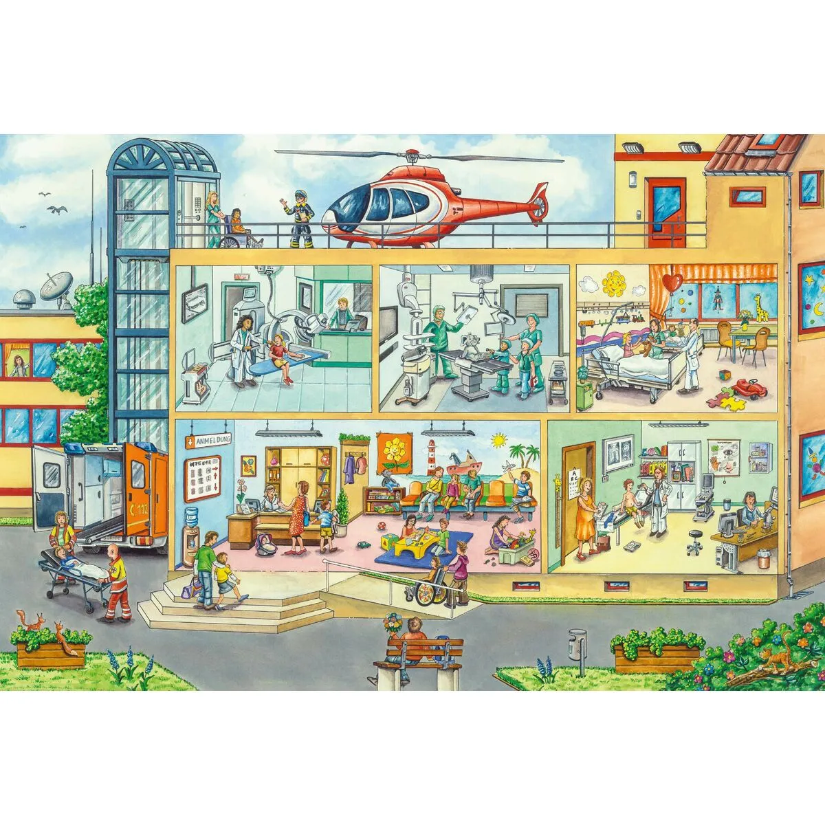 Puzzle Schmidt Spiele Pediatric hospital (40 Pezzi)