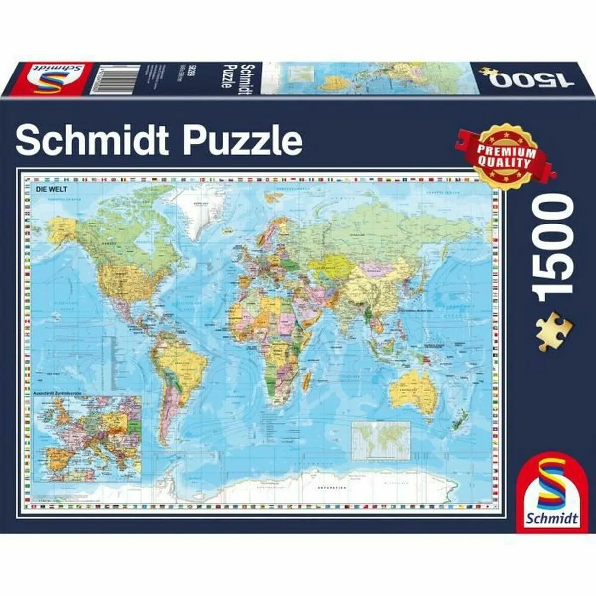 Puzzle Schmidt Spiele Iceland: Kirkjuffellsfoss  1500 Pezzi