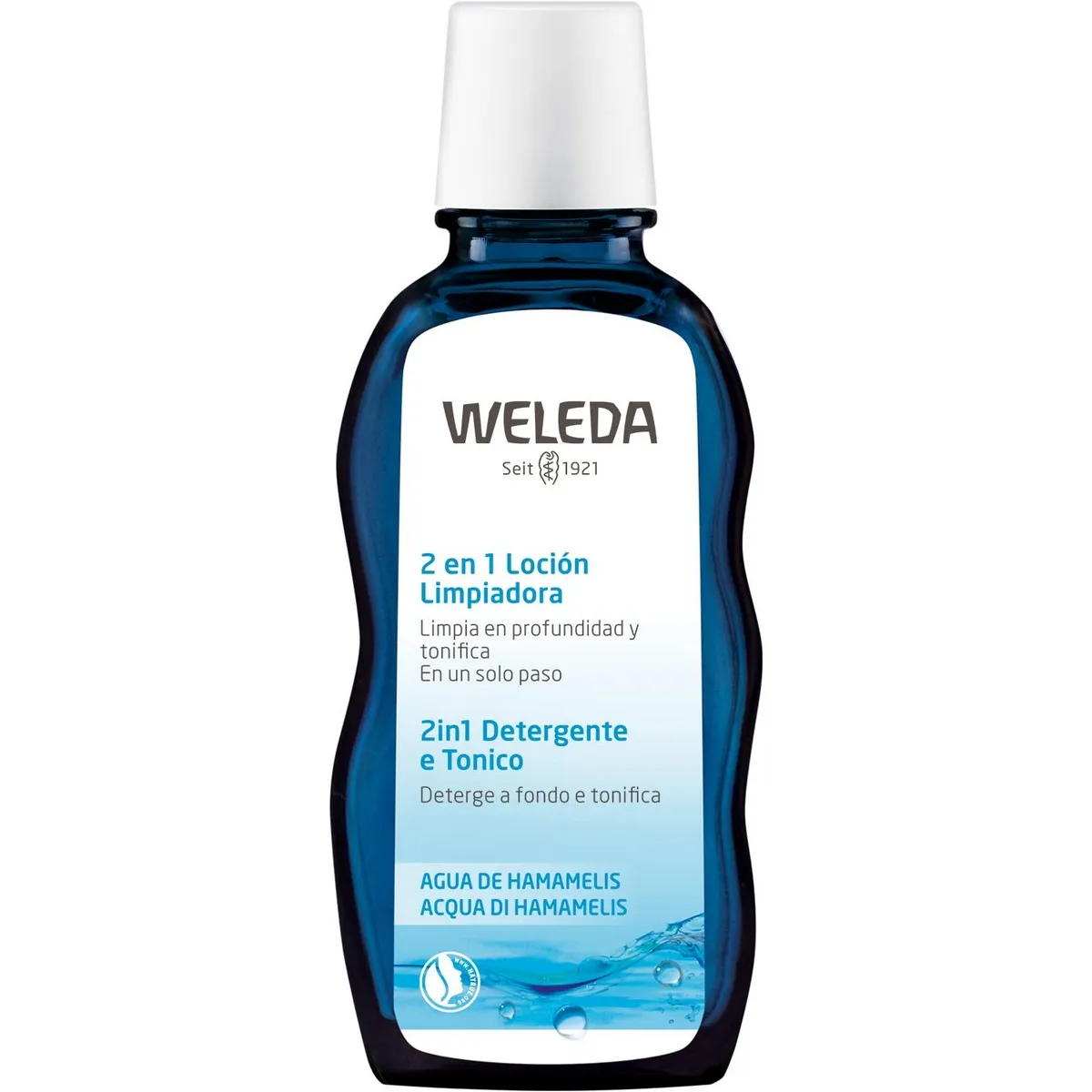 Lozione Viso Weleda Agua De Hamamelis 2 in 1 Detergente 100 ml