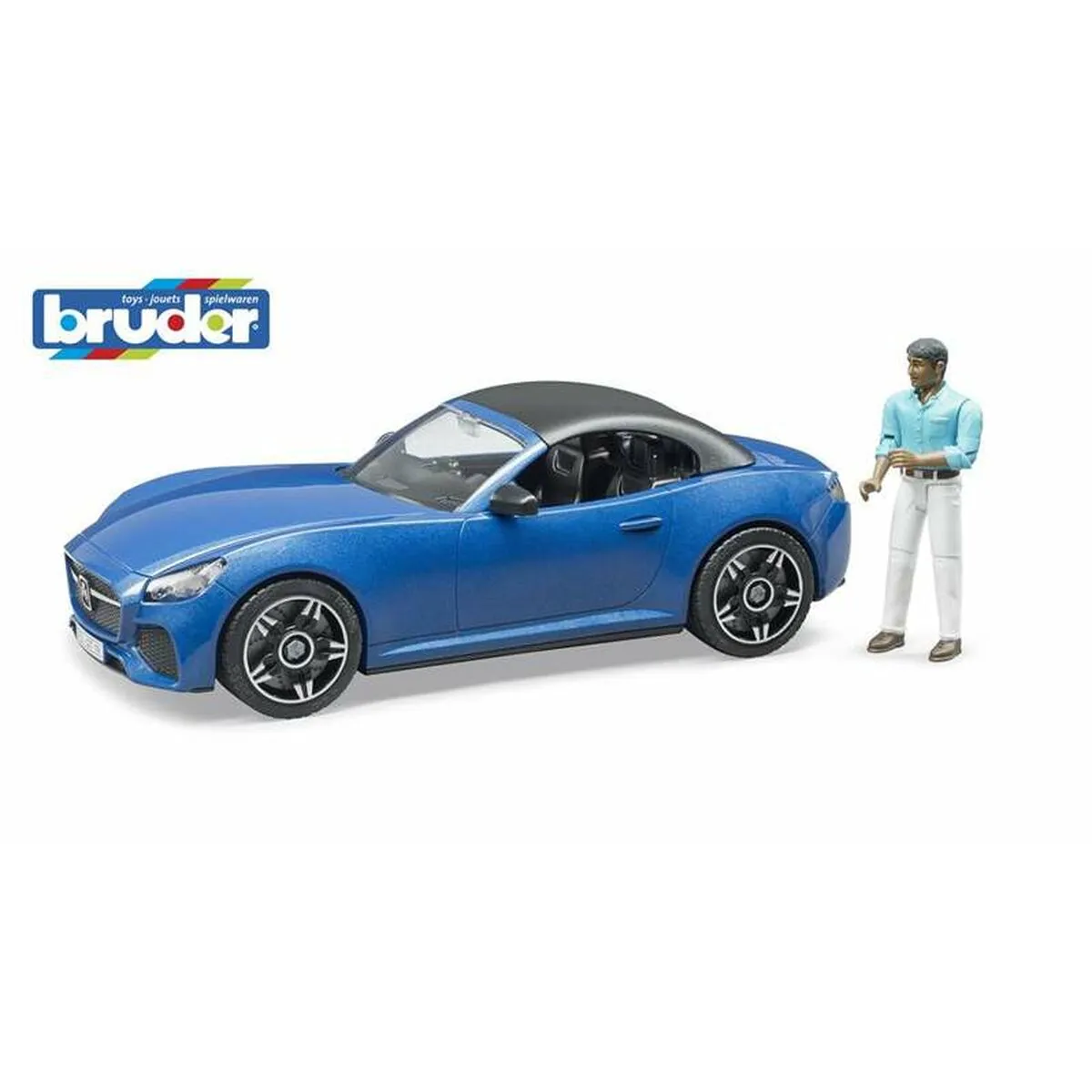 Macchina a giocattolo Bruder Roadster Azzurro Personaggio