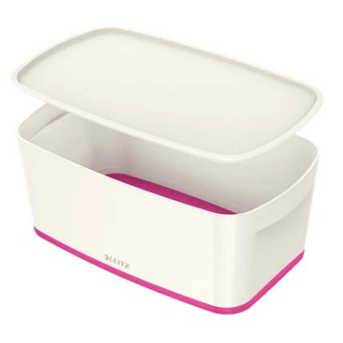 Scatole Portaoggetti Leitz MyBox WOW Con coperchio Fucsia Piccolo Bianco ABS 31,8 x 12,8 x 19,1 cm