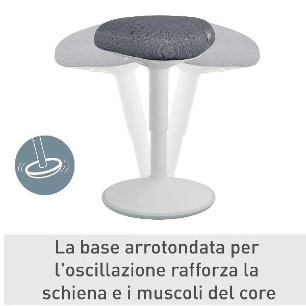 SGABELLO ACTIVE COMFORT GRIGIO CHI