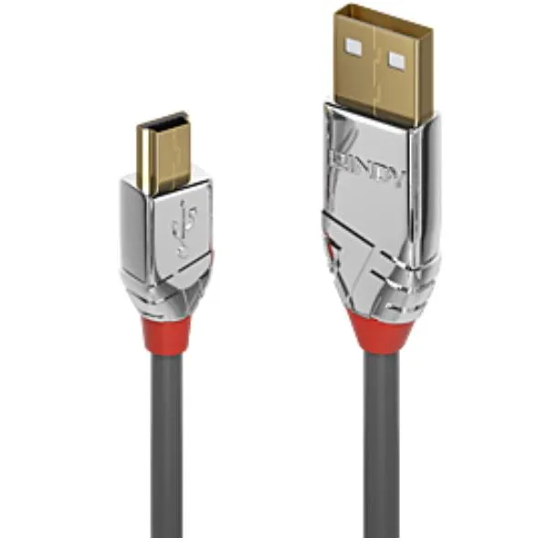 CAVO USB 2.0 A/MINI-B CROMO , 0.5M