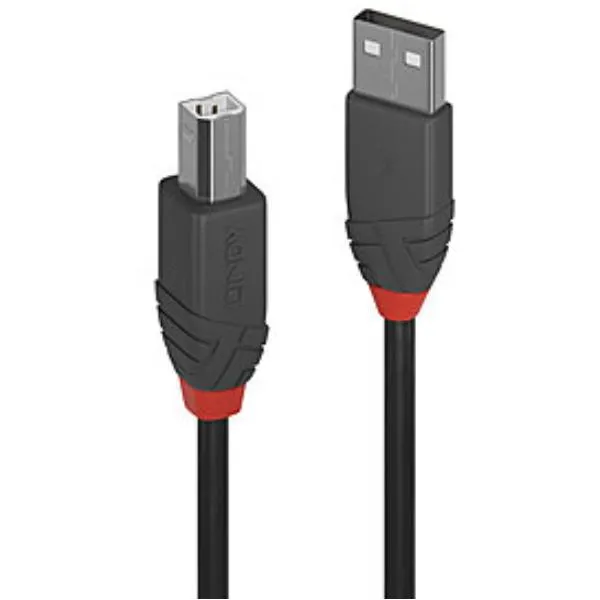 CAVO USB 2.0 A/B ANTHRA LINE, 0.2M