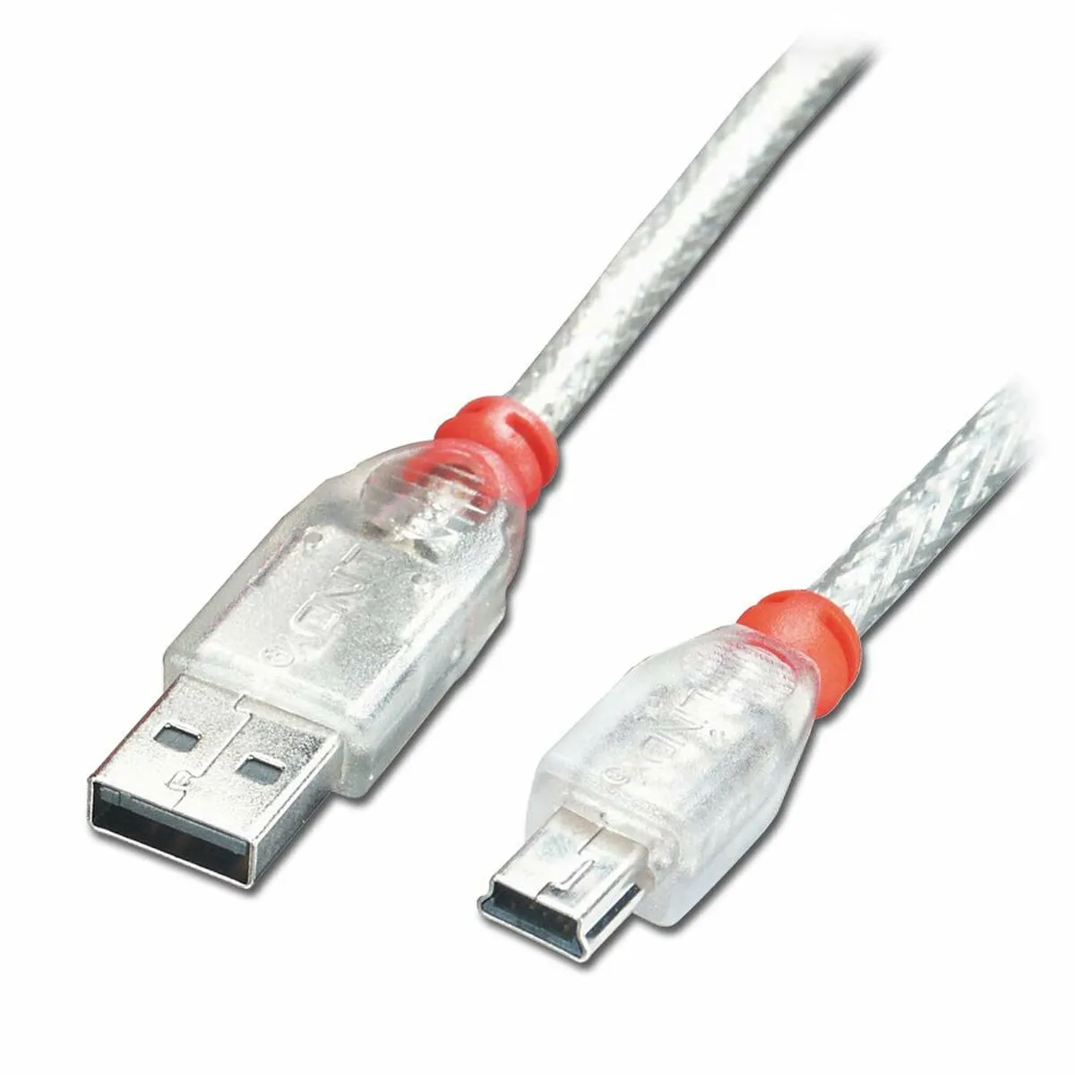 Cavo USB 2.0 A con Mini USB B LINDY 41780 20 cm Trasparente