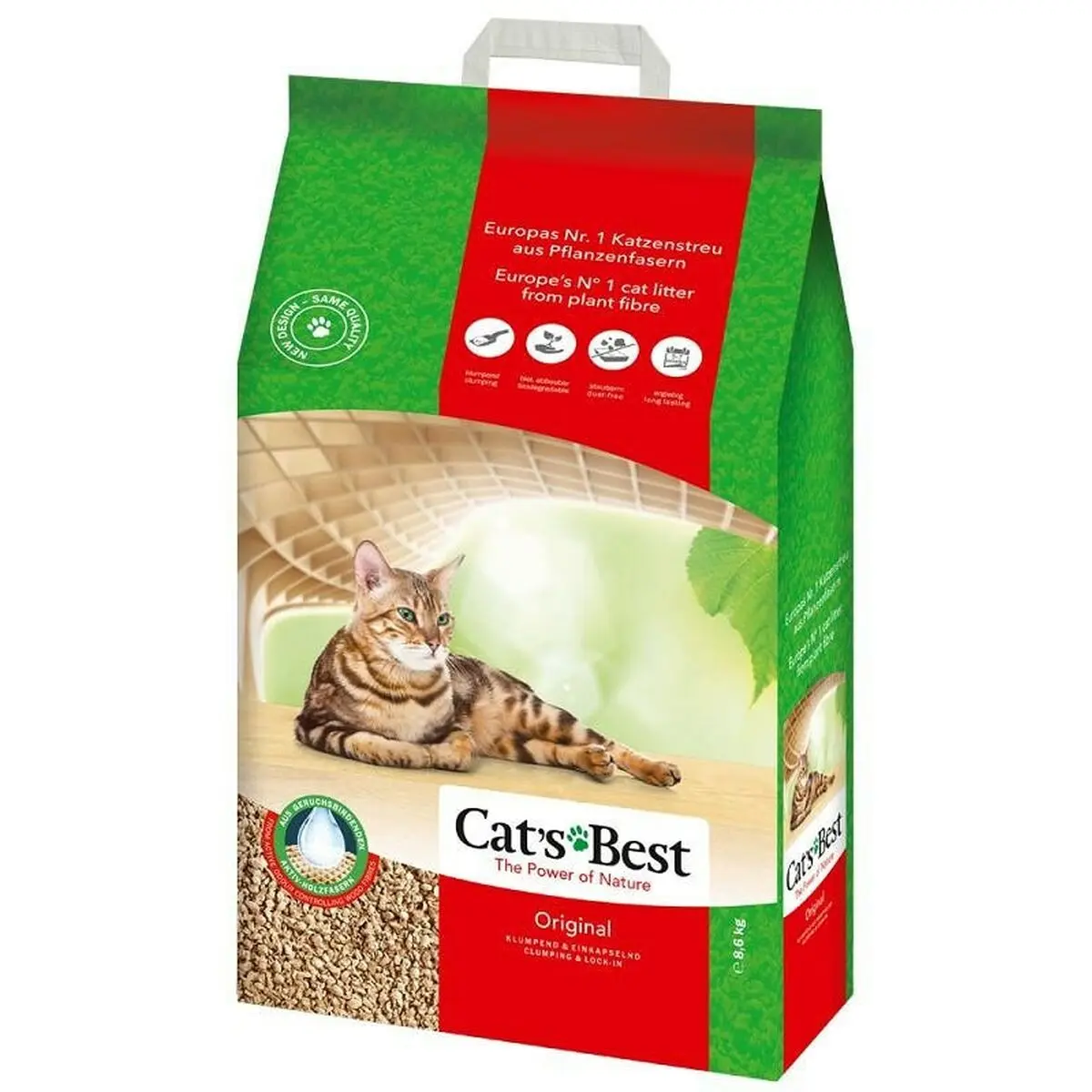 Sabbia per Gatti Cat's Best EcoPlus 20 L Beige