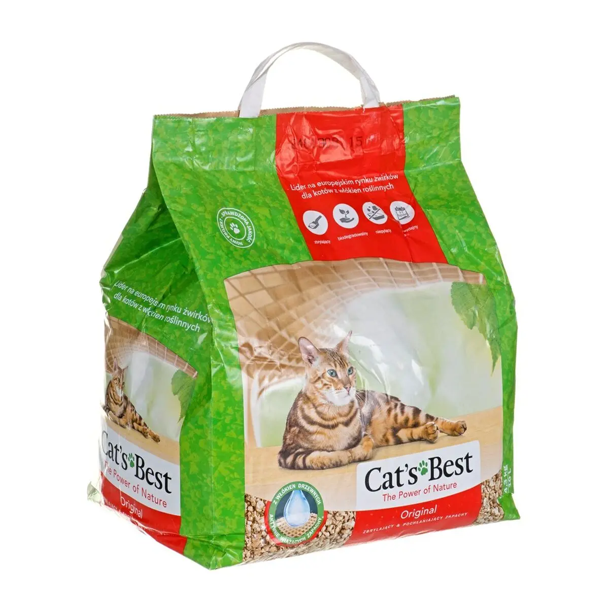 Sabbia per Gatti Cat's Best EcoPlus 10 L