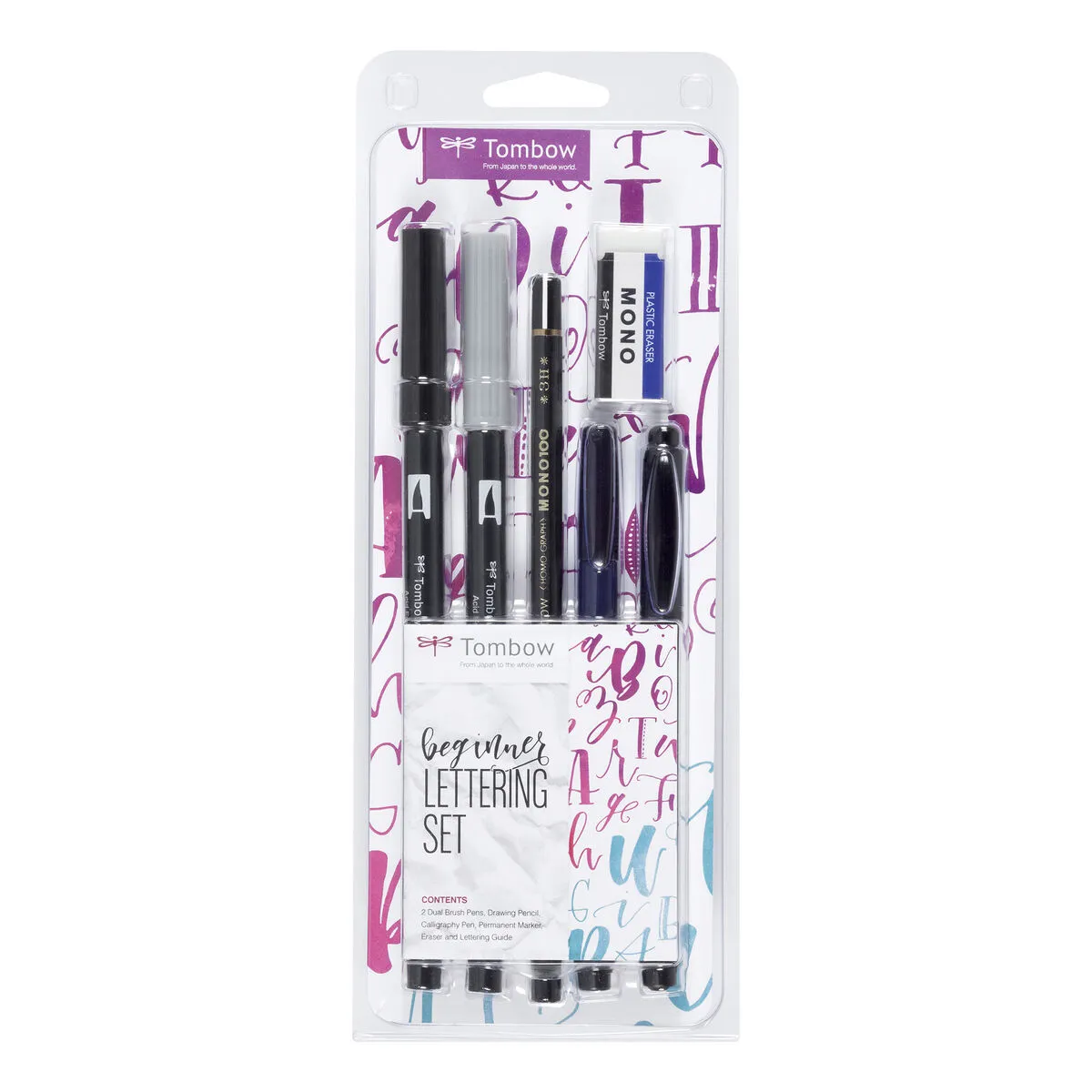 Set calligrafia Tombow Beginner Lettering 6 Pezzi Multicolore