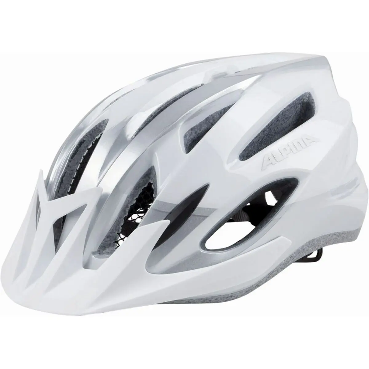 Casco da Ciclismo per Adulti Alpina MTB17 Argentato 54-58 cm