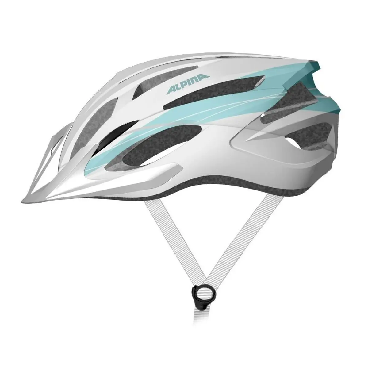 Casco da Ciclismo per Adulti Alpina MTB17 Bianco 54-58 cm