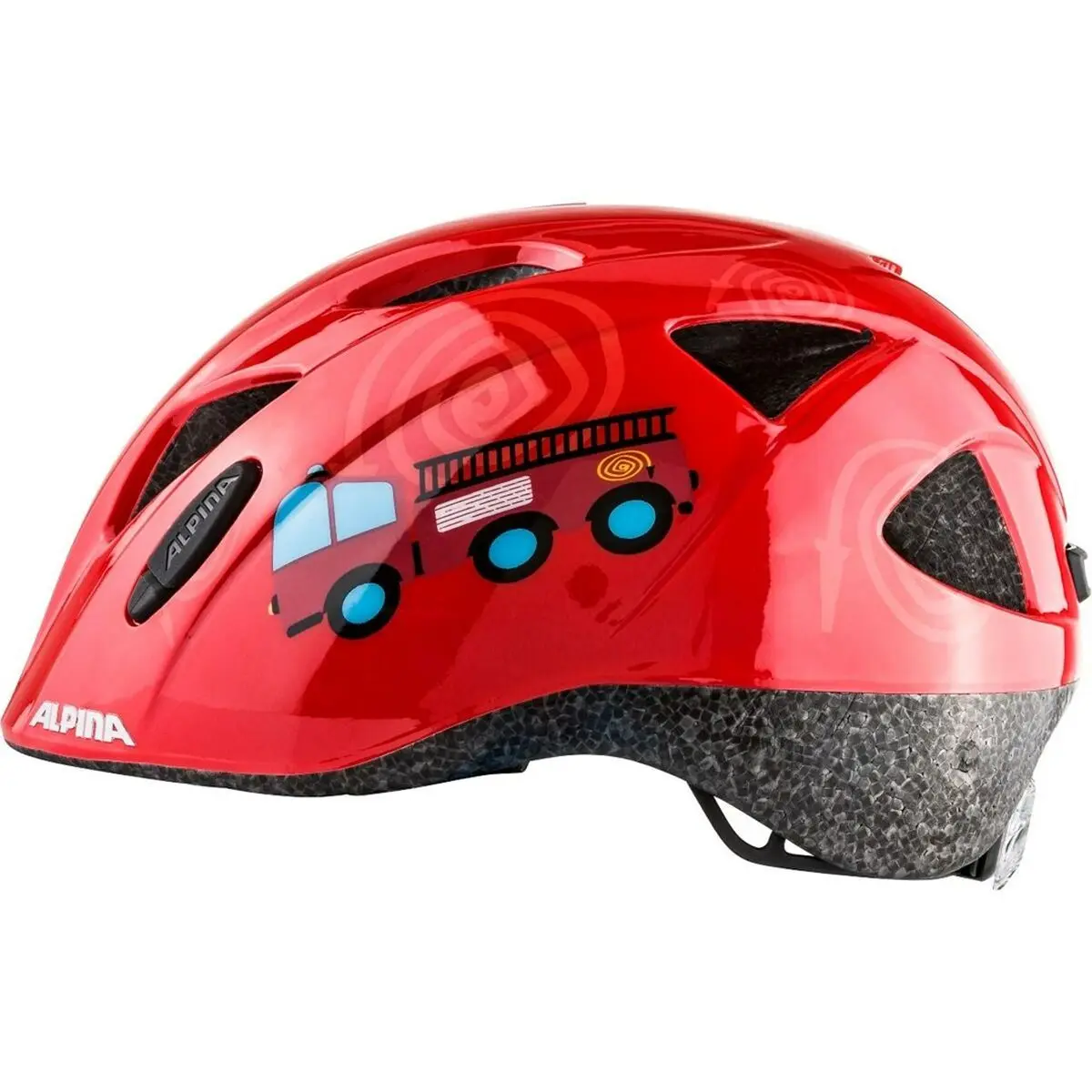 Casco da Ciclismo per Adulti Alpina Ximo Azzurro Rosso Stampa 49-54 cm