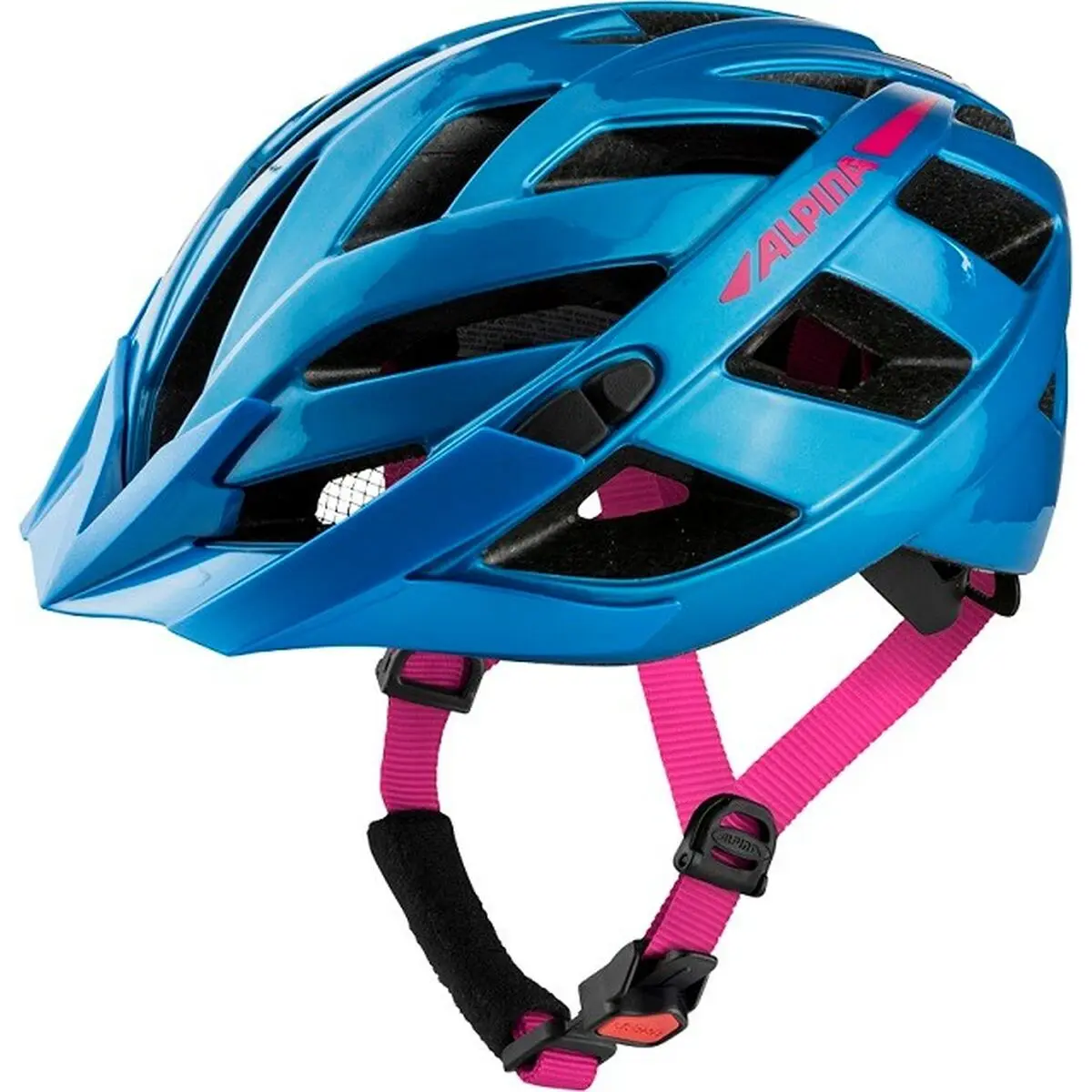 Casco da Ciclismo per Adulti Alpina Panoma 2.0 Azzurro Rosa 52-57 cm