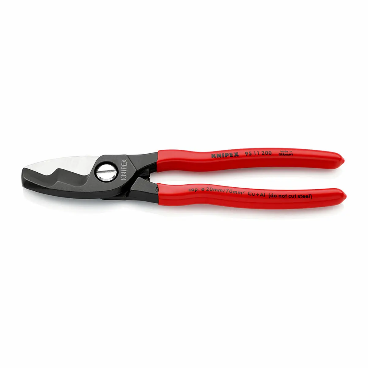 Forbici da Elettricista Knipex 9511200 Acciaio Plastica Tagliacavi