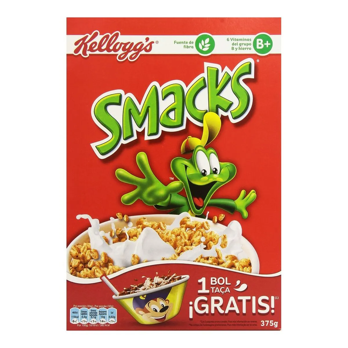 Cereali Kellogg's Smacks (375 g)