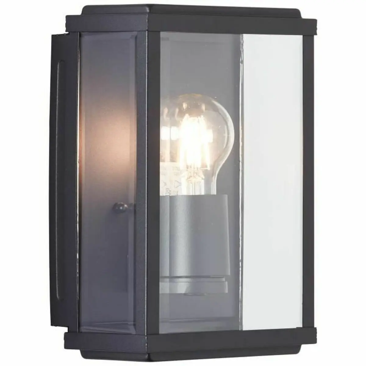 Applique da Parete Brilliant Gaia Nero Metallo 60 W E27