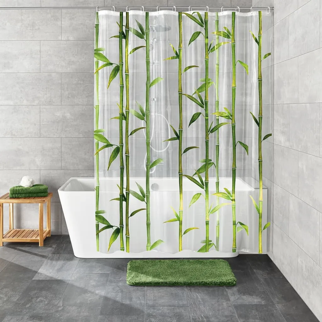 Kleine Wolke Tenda da Doccia Bamboo 180x200 cm Verde