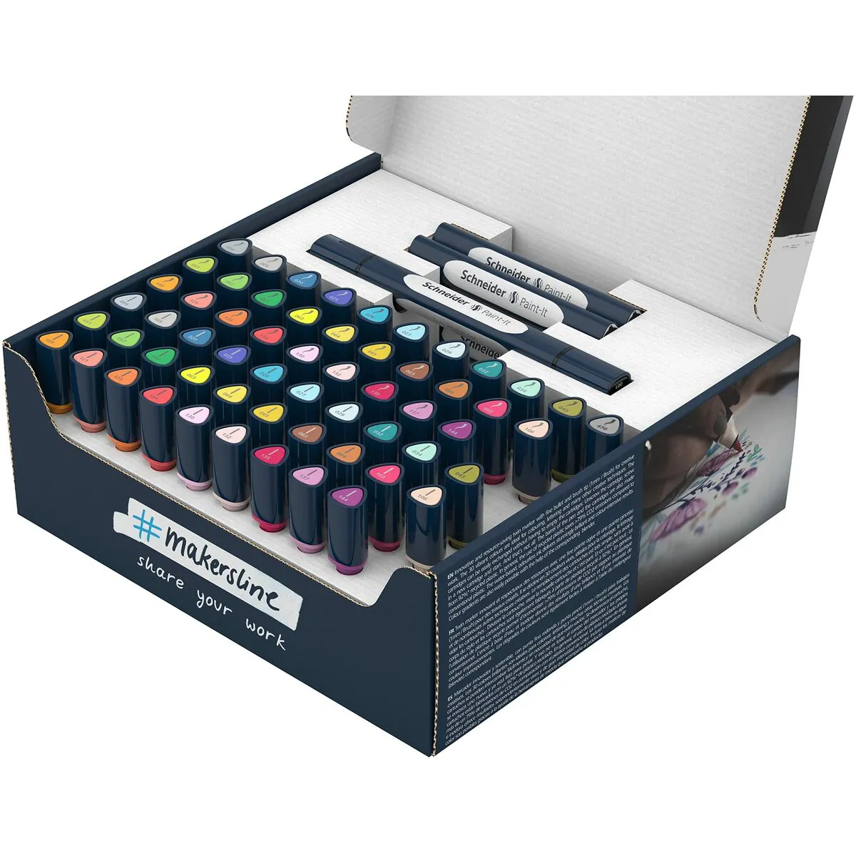 Set di Pennarelli Schneider PAINT-IT 040 Multicolore 72 Pezzi