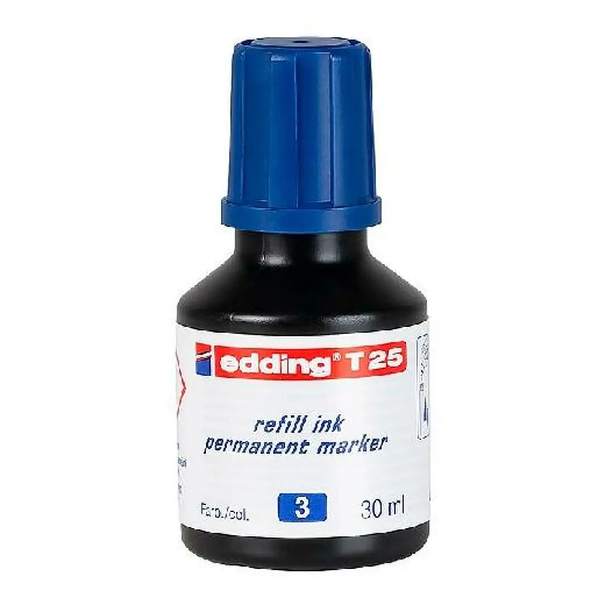 Inchiostro Edding T25-003 30 ml Azzurro (1 Unità)