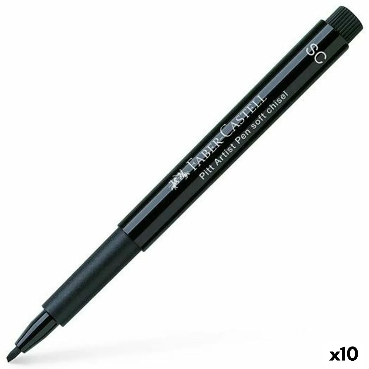 Pennarelli Faber-Castell Pitt Artist Pen SC 199 Calligrafia Nero (10 Unità)