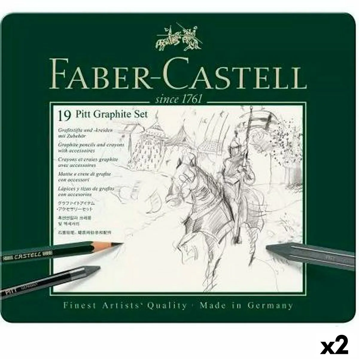 Set di Matite Faber-Castell (2 Unità)