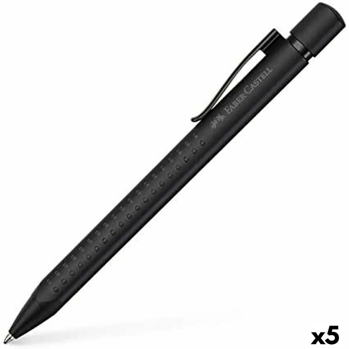 Penna Faber-Castell Grip Edition XB Nero 5 Unità