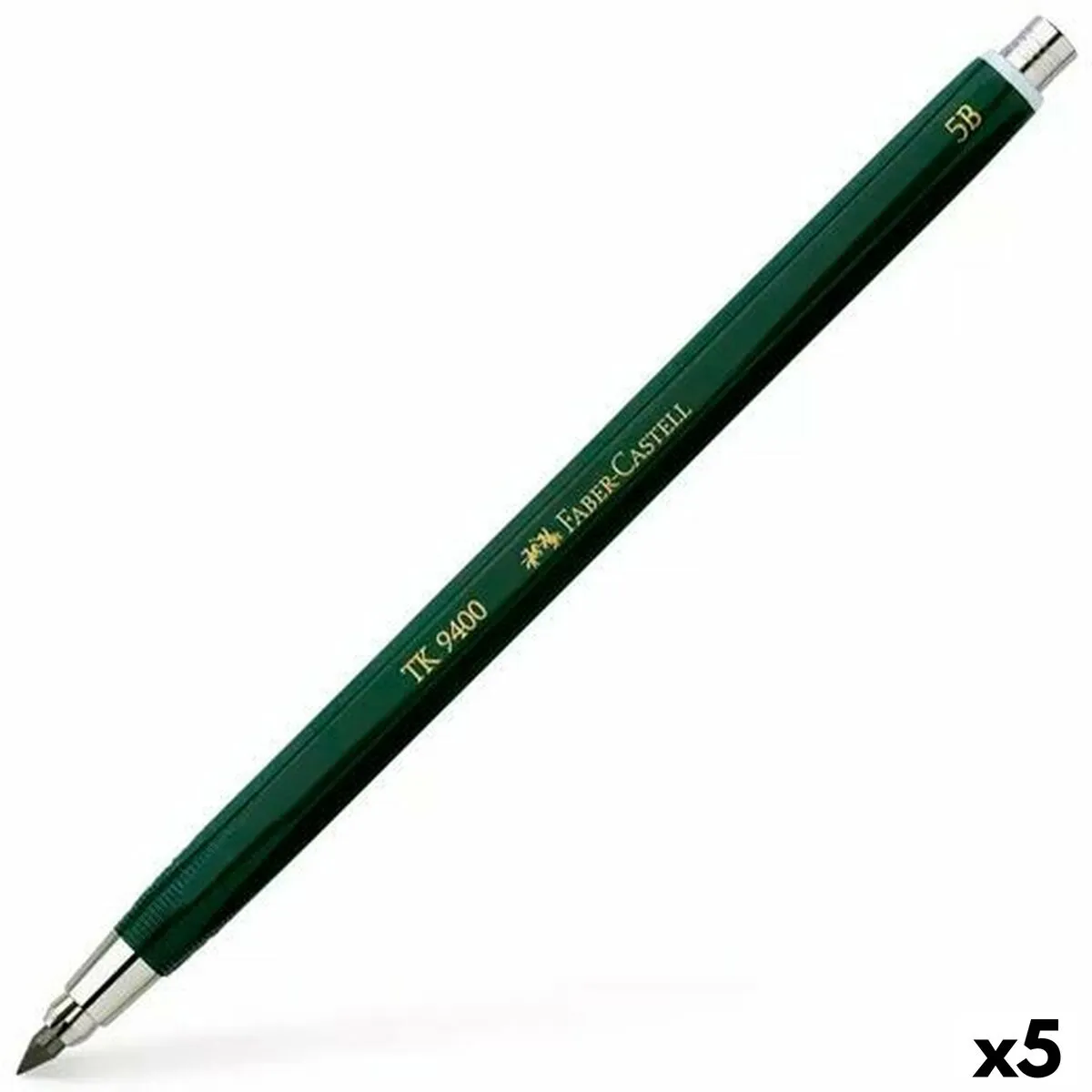 Portamine Faber-Castell Tk 9400 3 Verde (5 Unità)