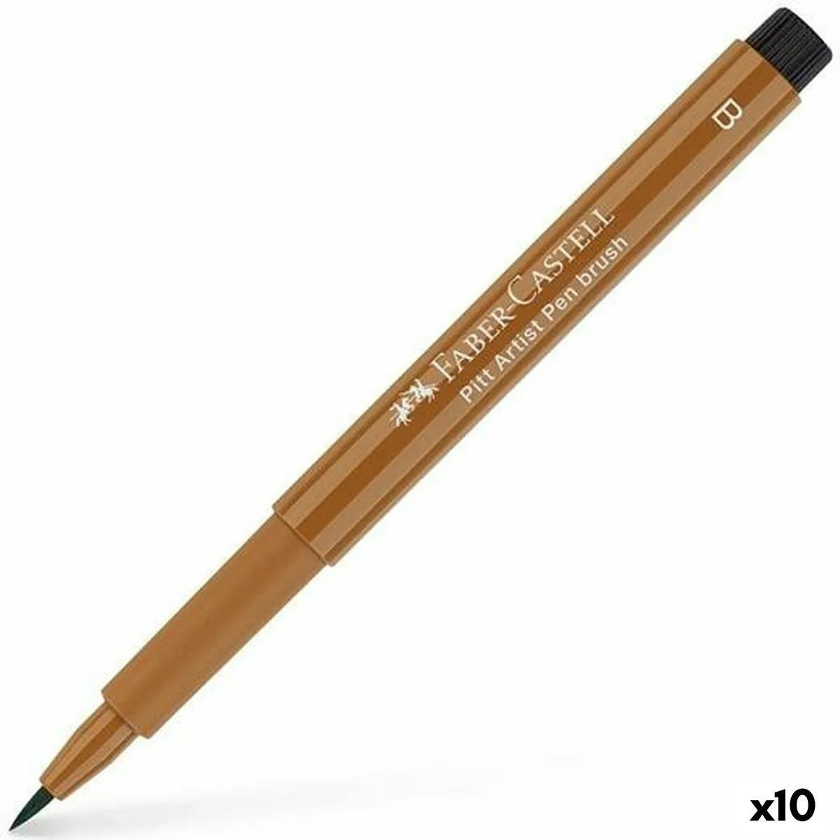 Pennarelli Faber-Castell Pitt Artist Marrone (10 Unità)