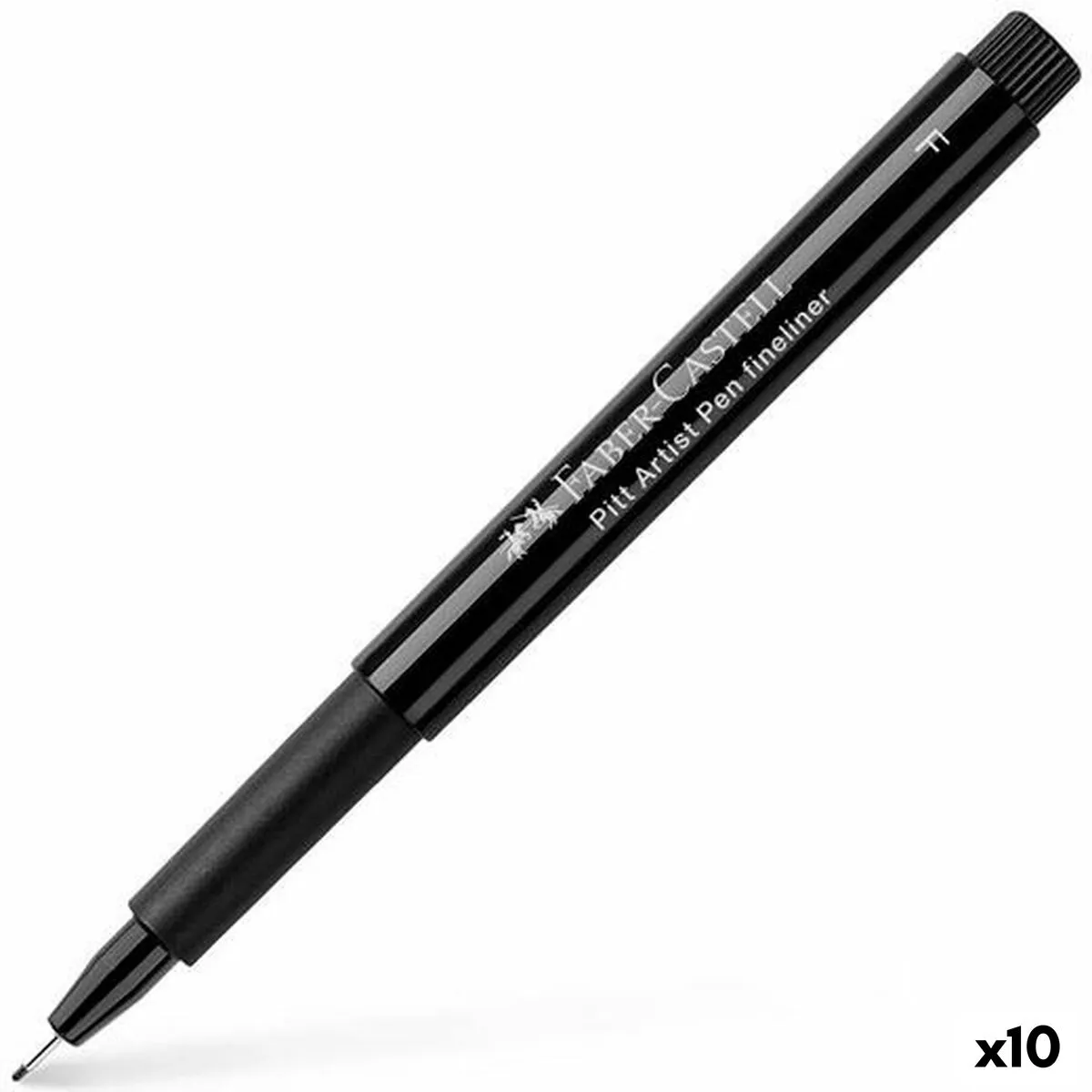 Pennarelli Faber-Castell Pitt Artist Fineliner F Nero (10 Unità)