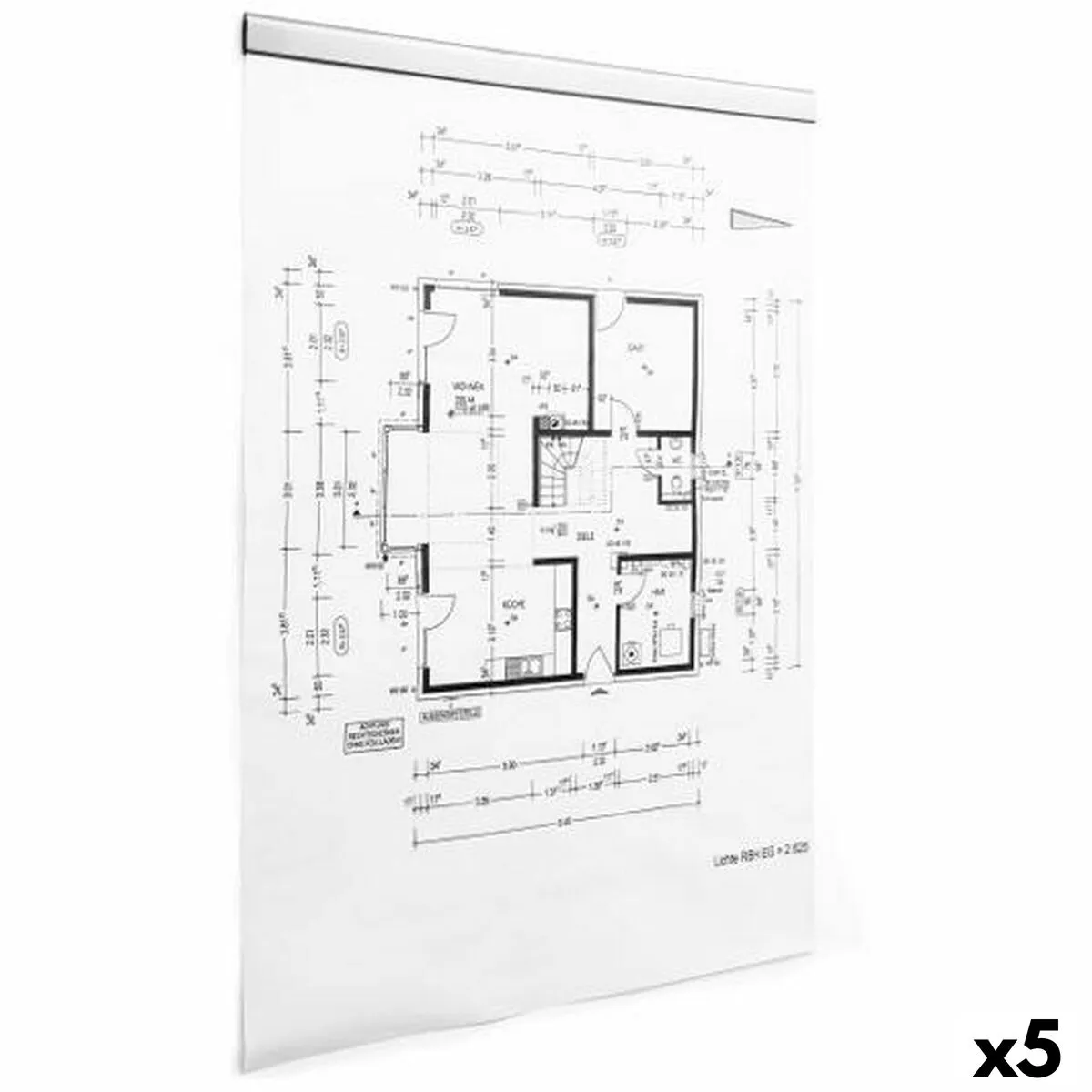 Pinza Durable Durafix Rail Autoadesivo Magnetico Argentato (5 Unità)