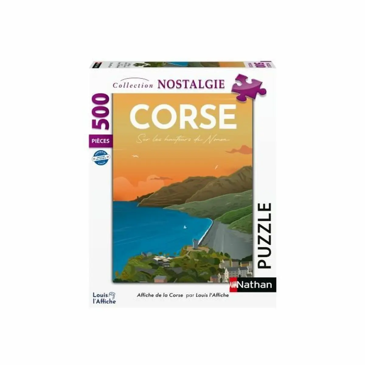 Puzzle Nathan Affiche de la Corse